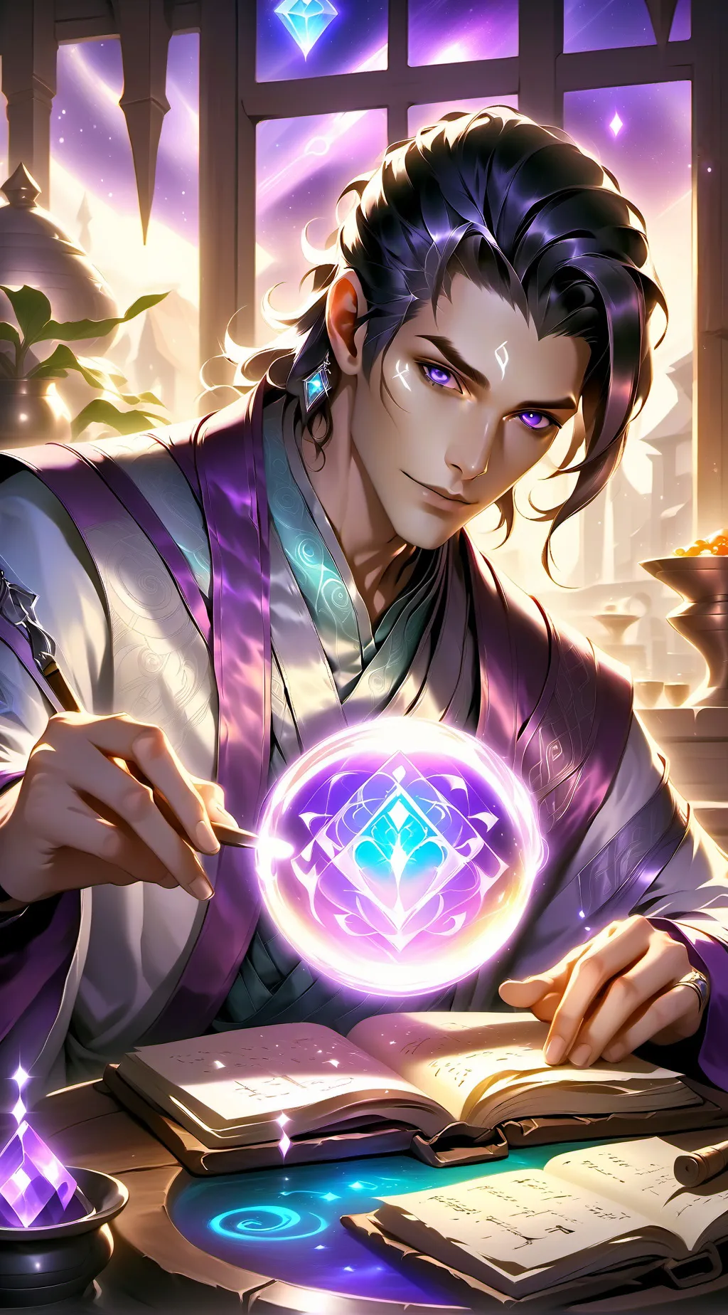 ai character: Kyle the Diviner background