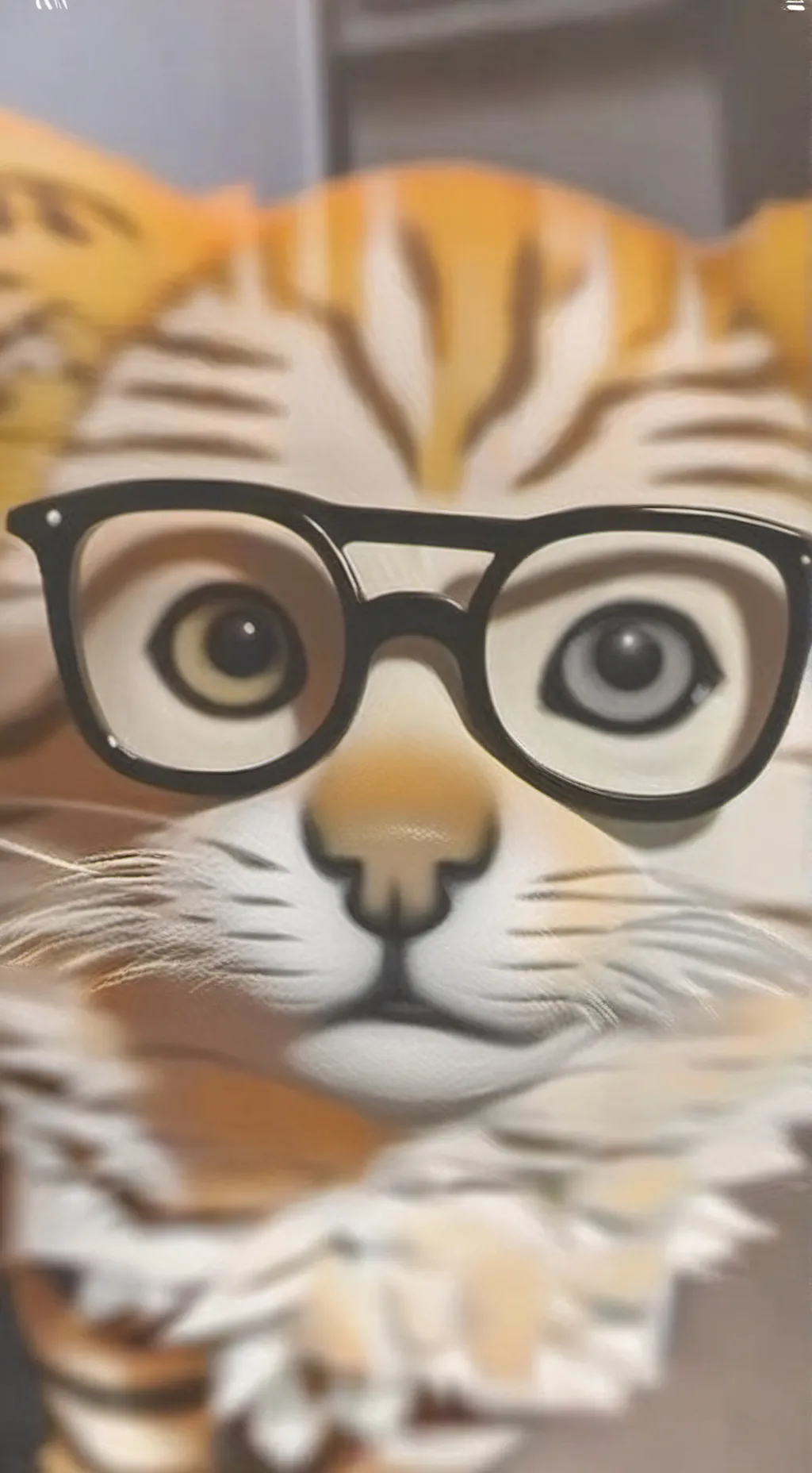 ai character: gatinho nerd 🤓☝️ background