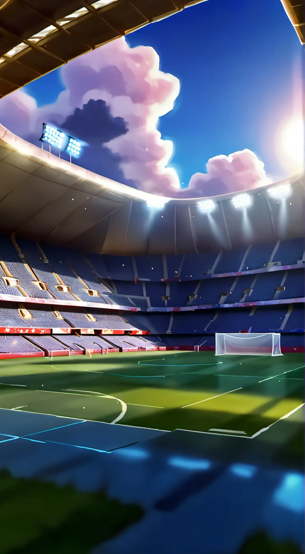 ai character: BLUE LOCK background