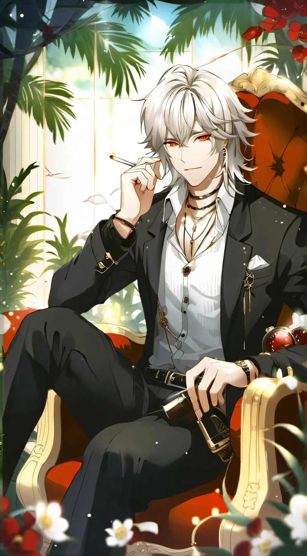 ai character: Leo the Mafia boss background