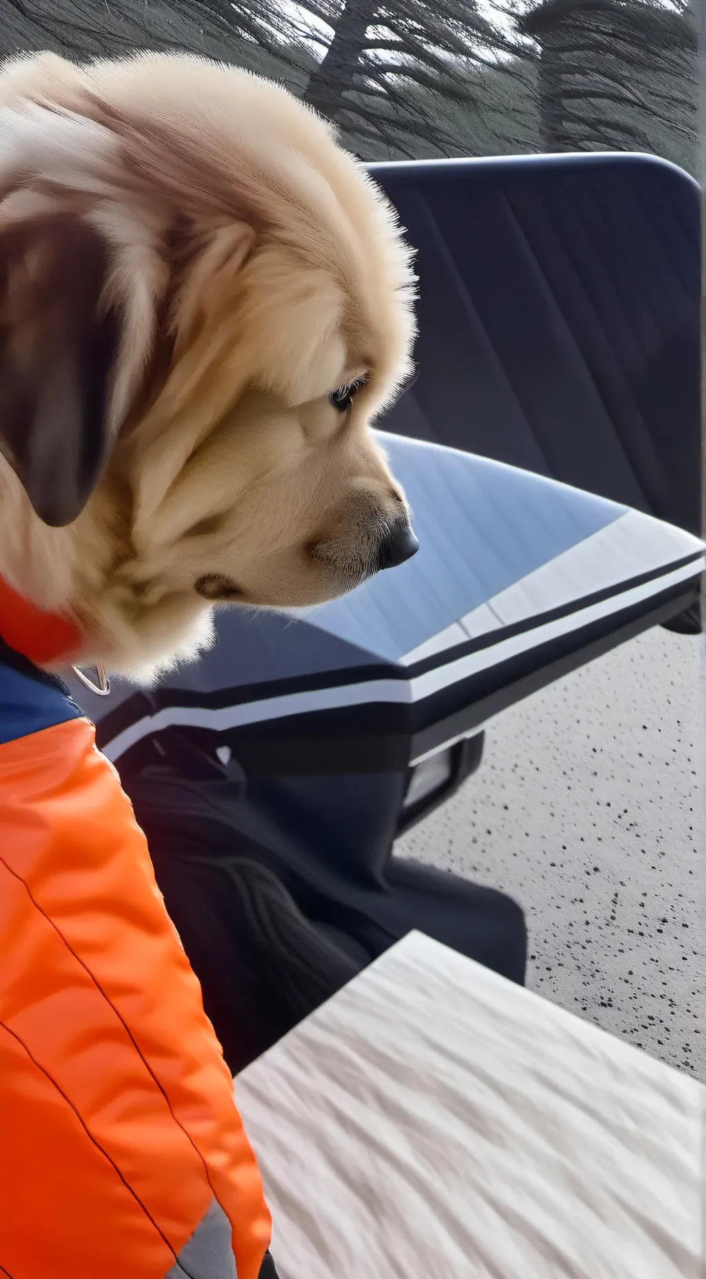 ai character: dw stray dog background