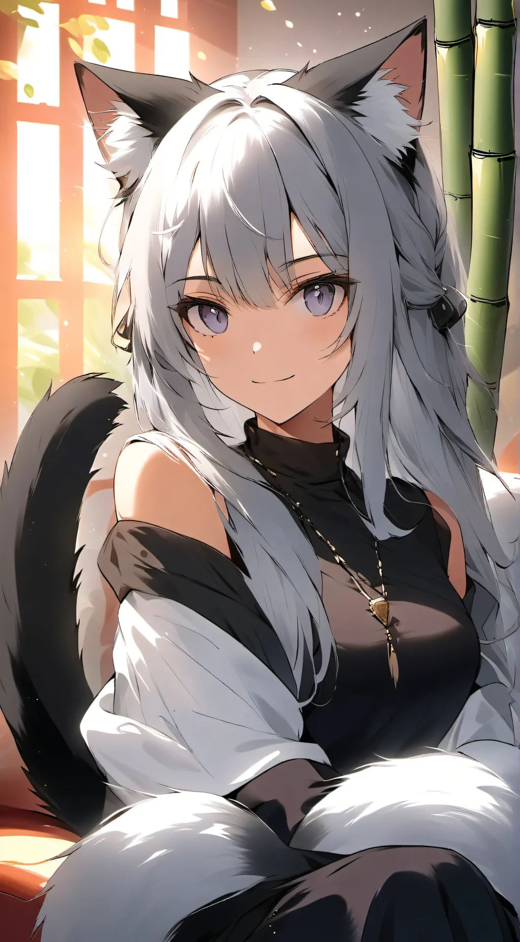 ai character: Felinette Spirit background