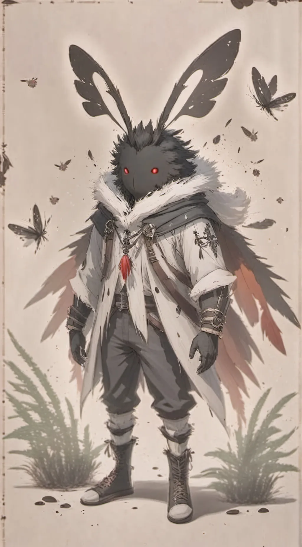ai character: MothMan background