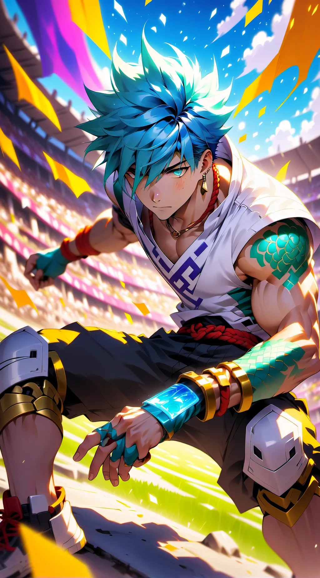 ai character: Joshy  background