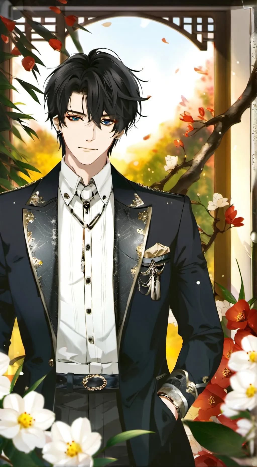 ai character: ❣❢♥︎ASHER♥︎❢❣ background