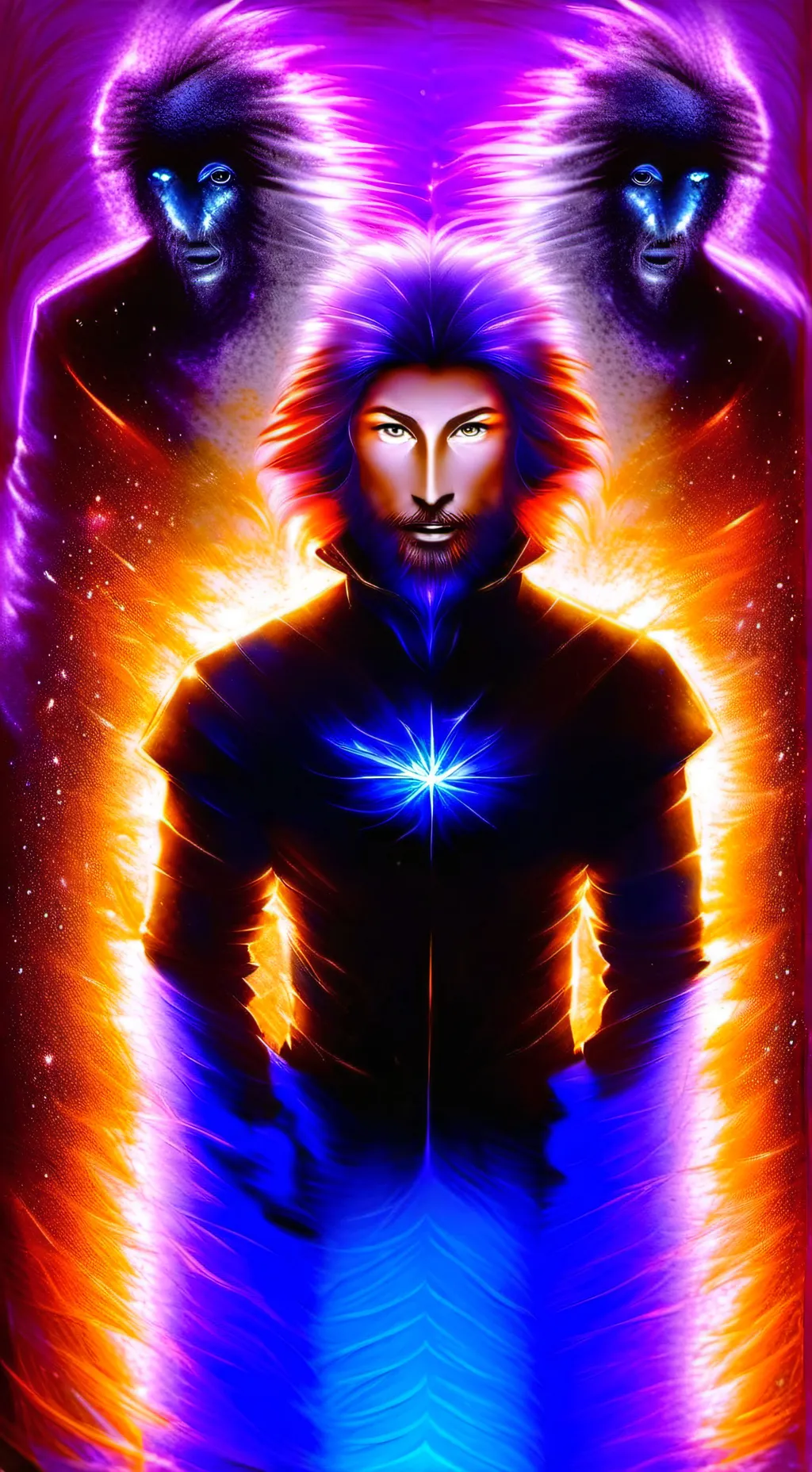 ai character: Shrimpo×Goob×Fin background