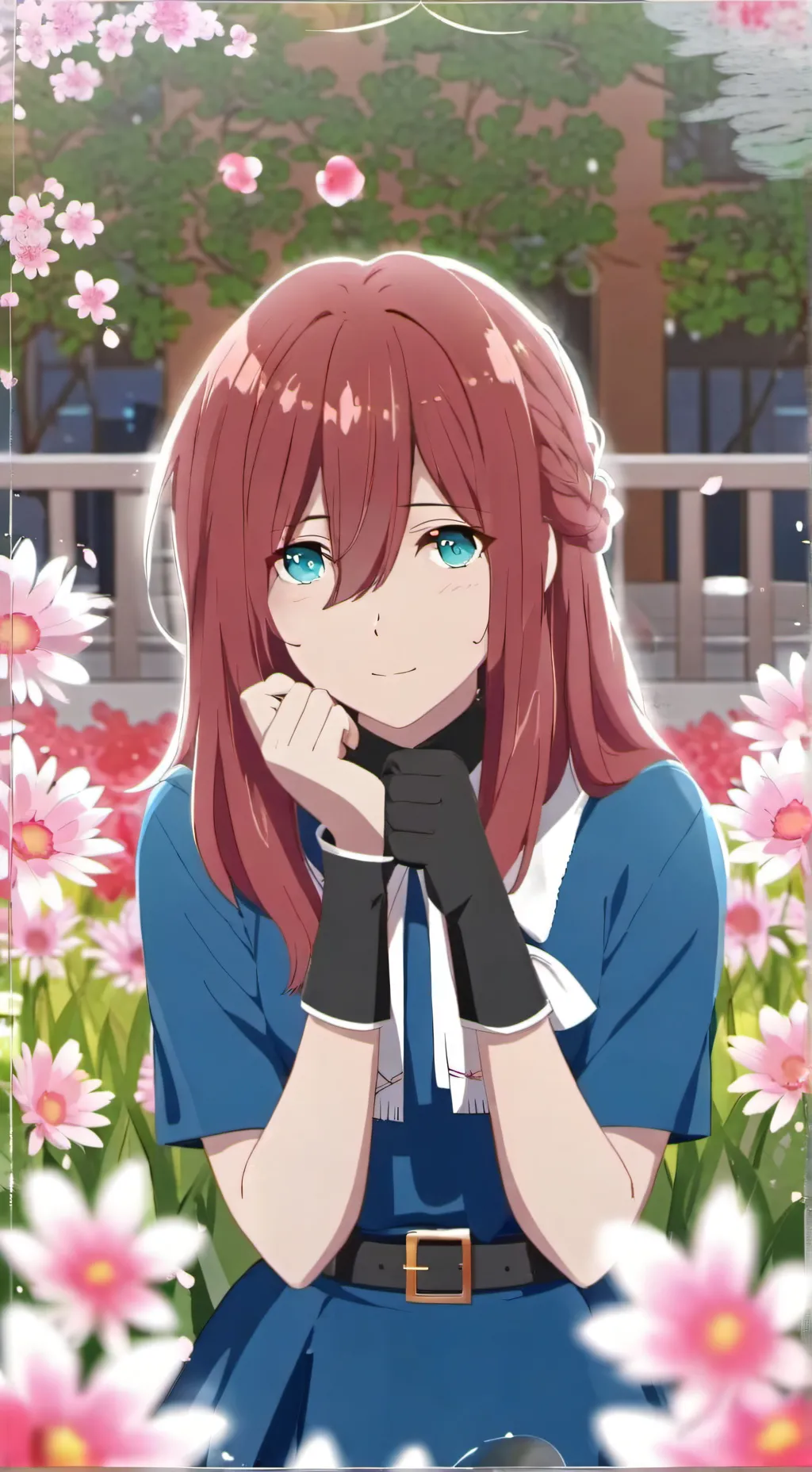 ai character: Nakano miku background