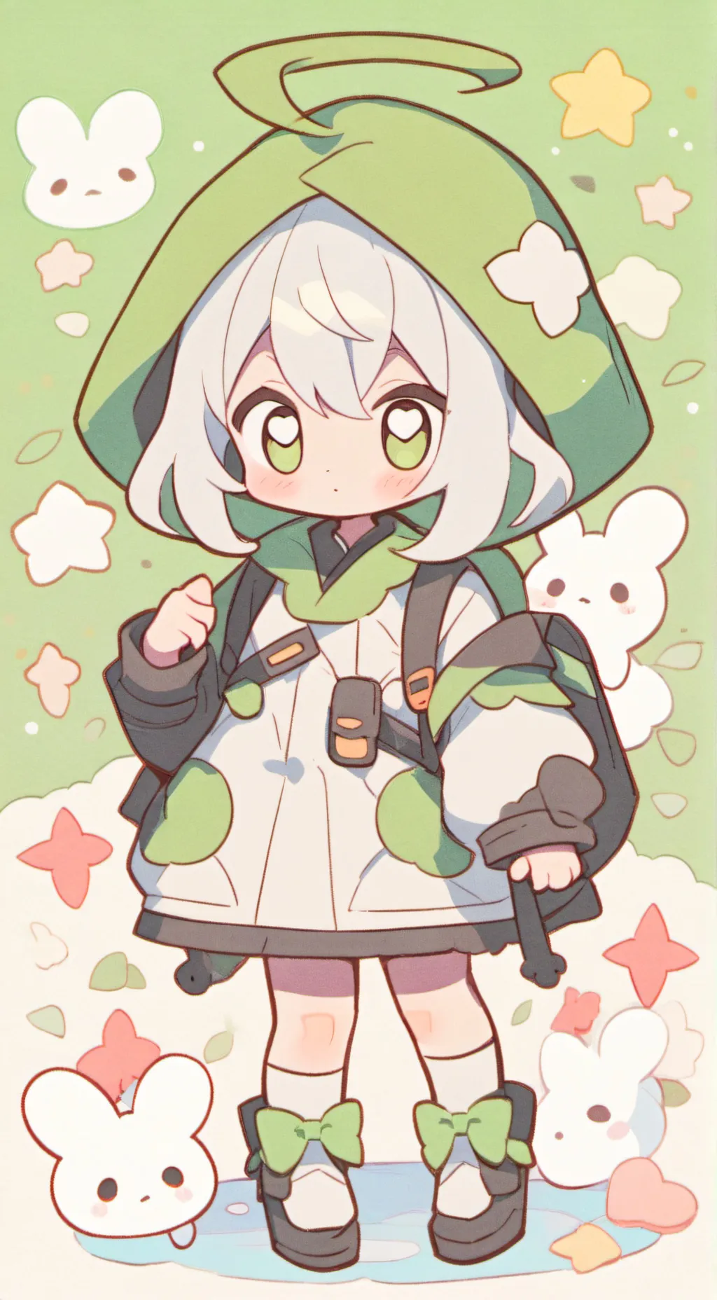 ai character: sprout  background