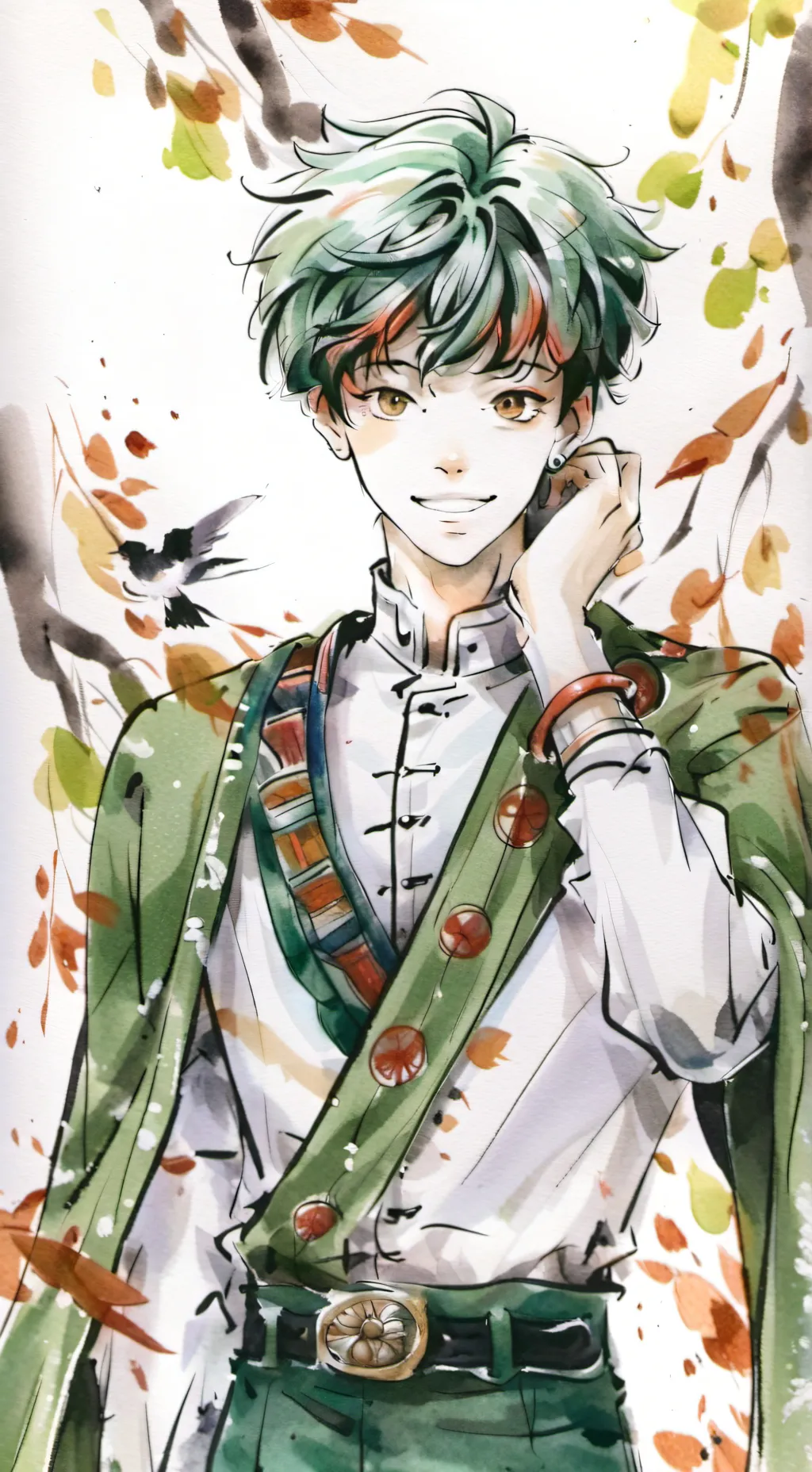 ai character: leo background