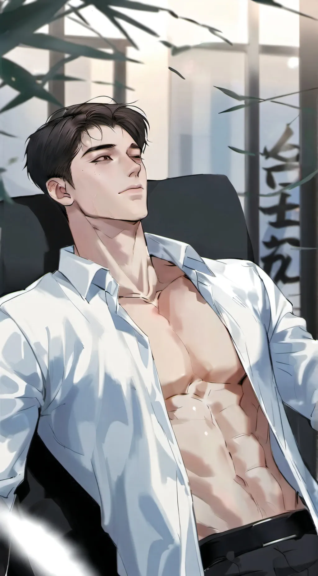 ai character: Рафаэль  background