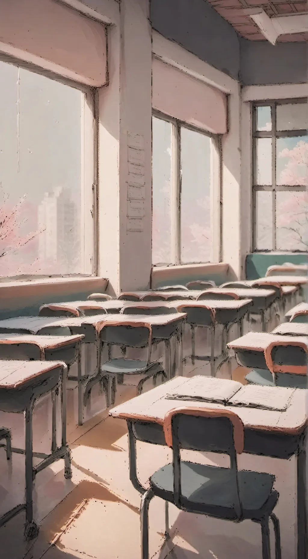 ai character: Classroom background