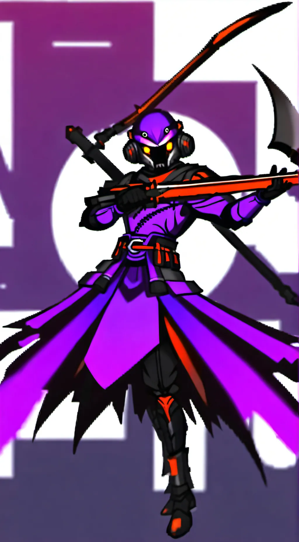 ai character: Azure. background