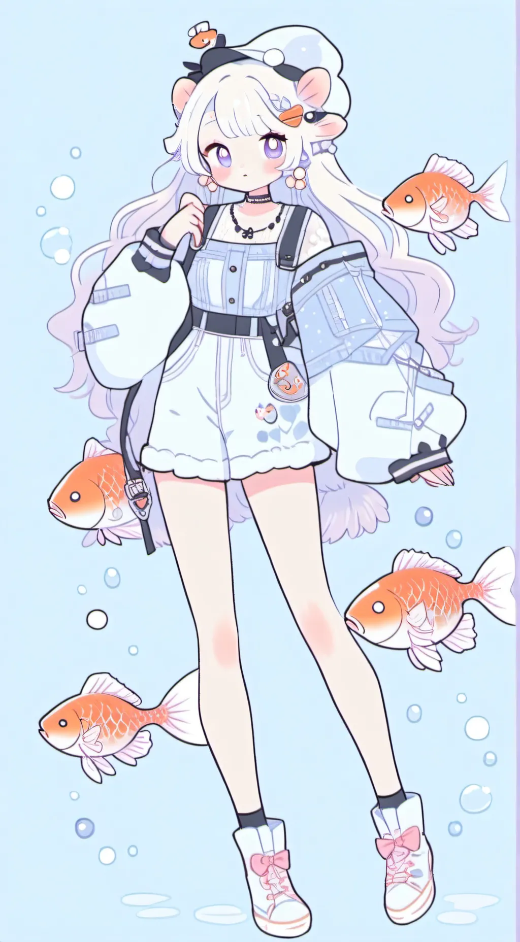 ai character: Pumpkin clown flsh background