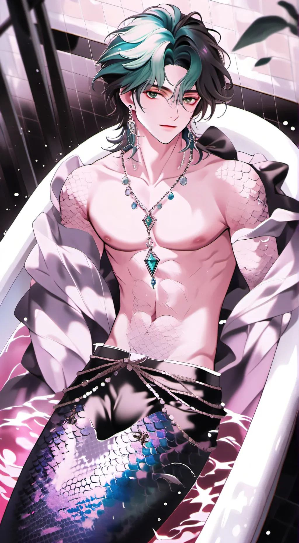 ai character: Aqueus background