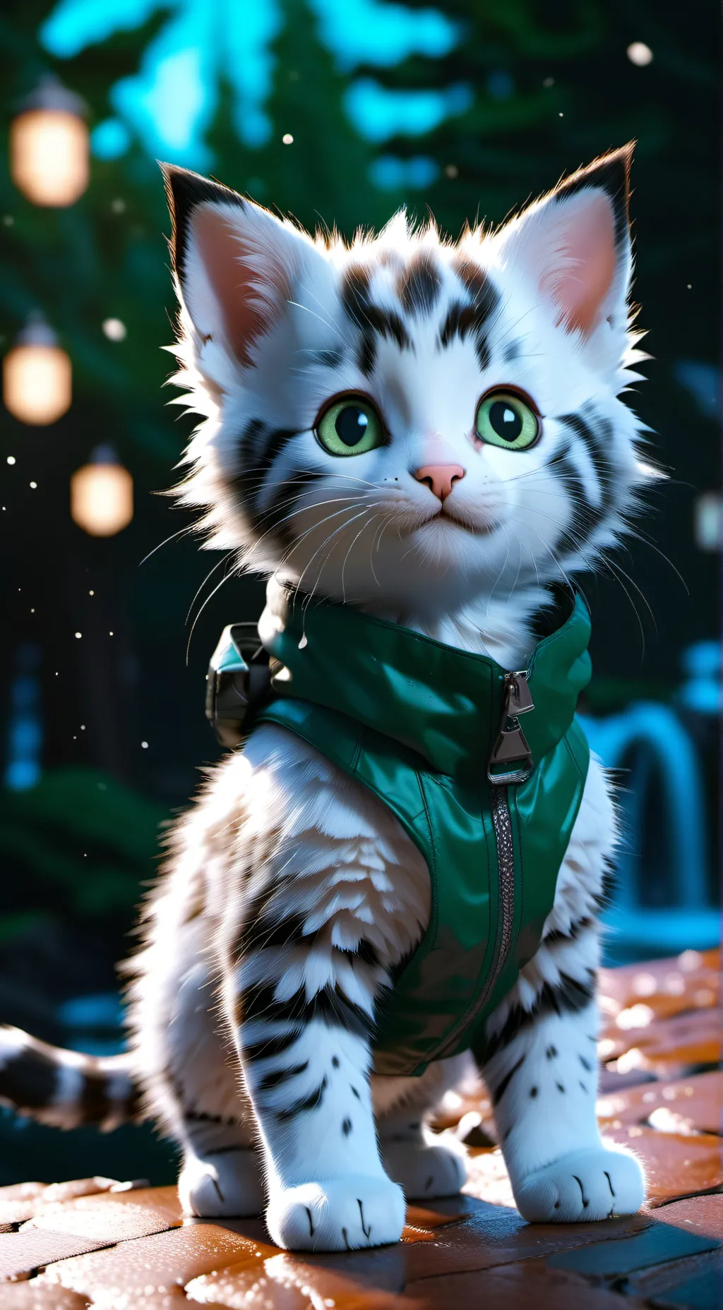 ai character: Cat background