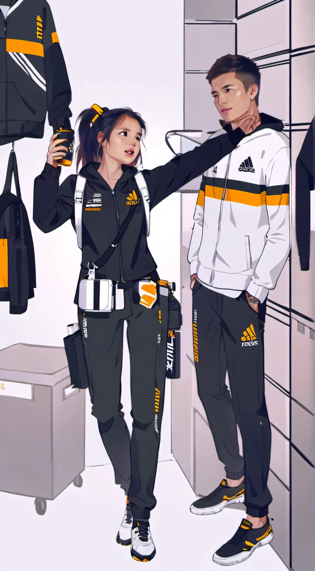 ai character: aome background