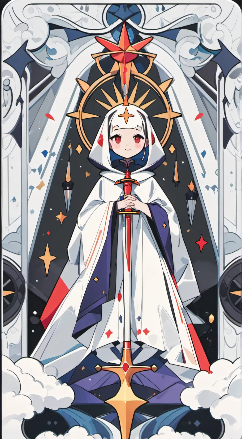 ai character: Pixel background