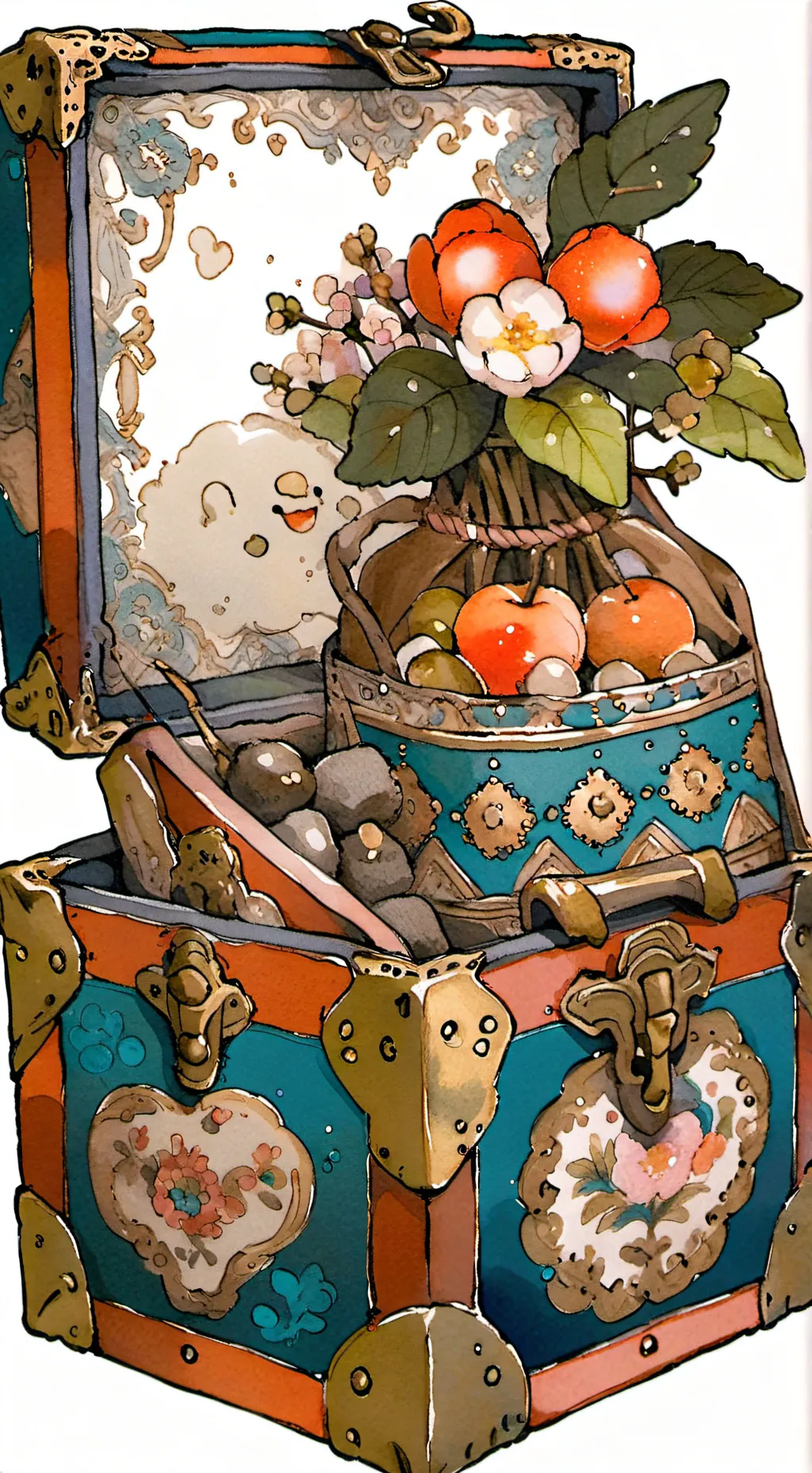 ai character: Box background