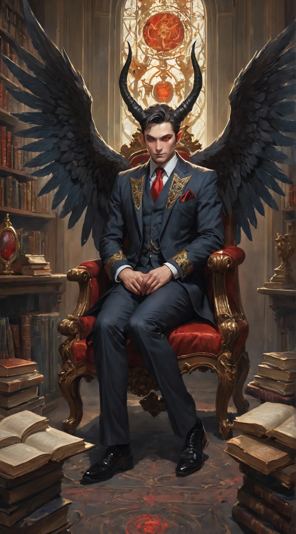 ai character: Lucien background