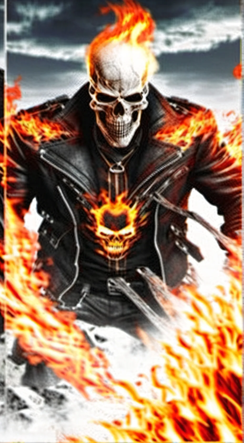 ai character: Ghost rider background