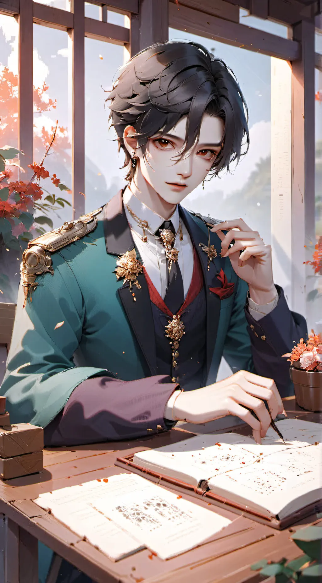 ai character: 🏳‍🌈Leo🏳‍🌈 background