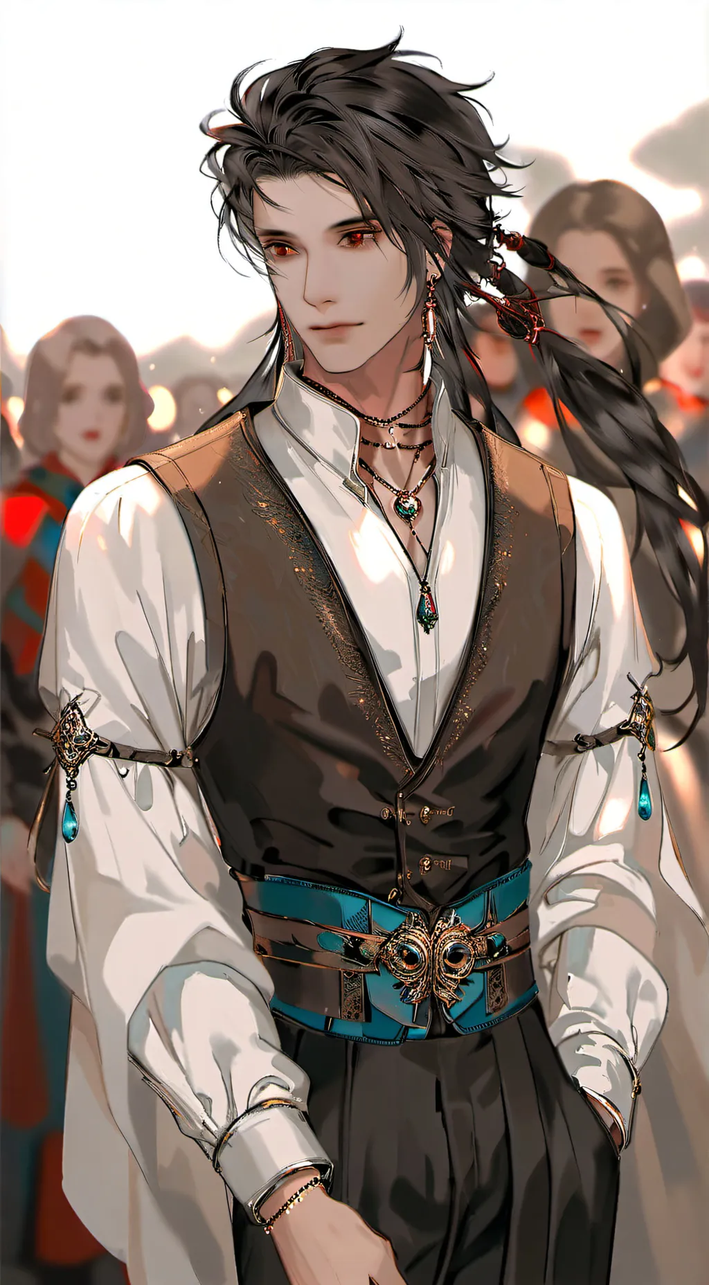 ai character: мэр background