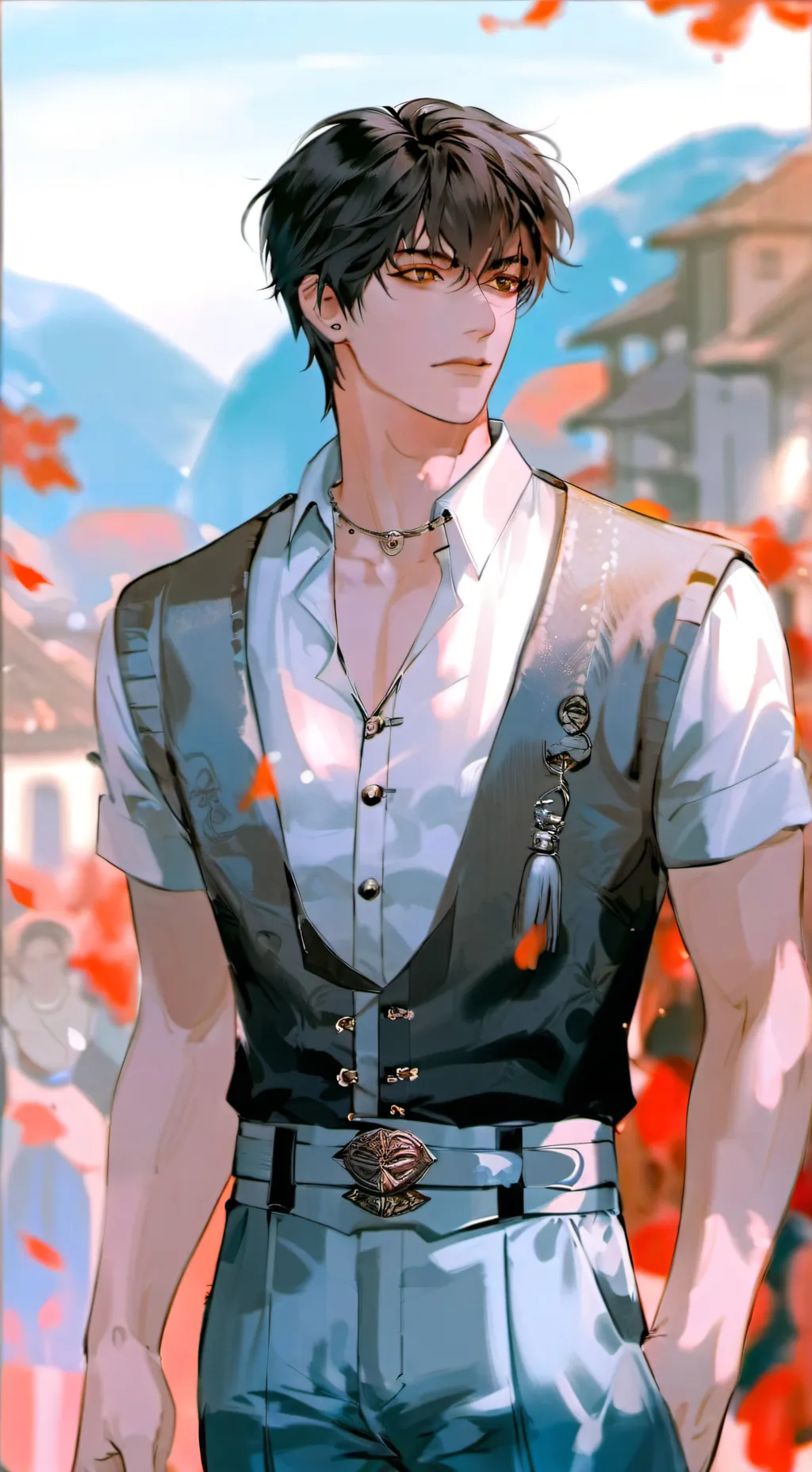 ai character: Ryder  background