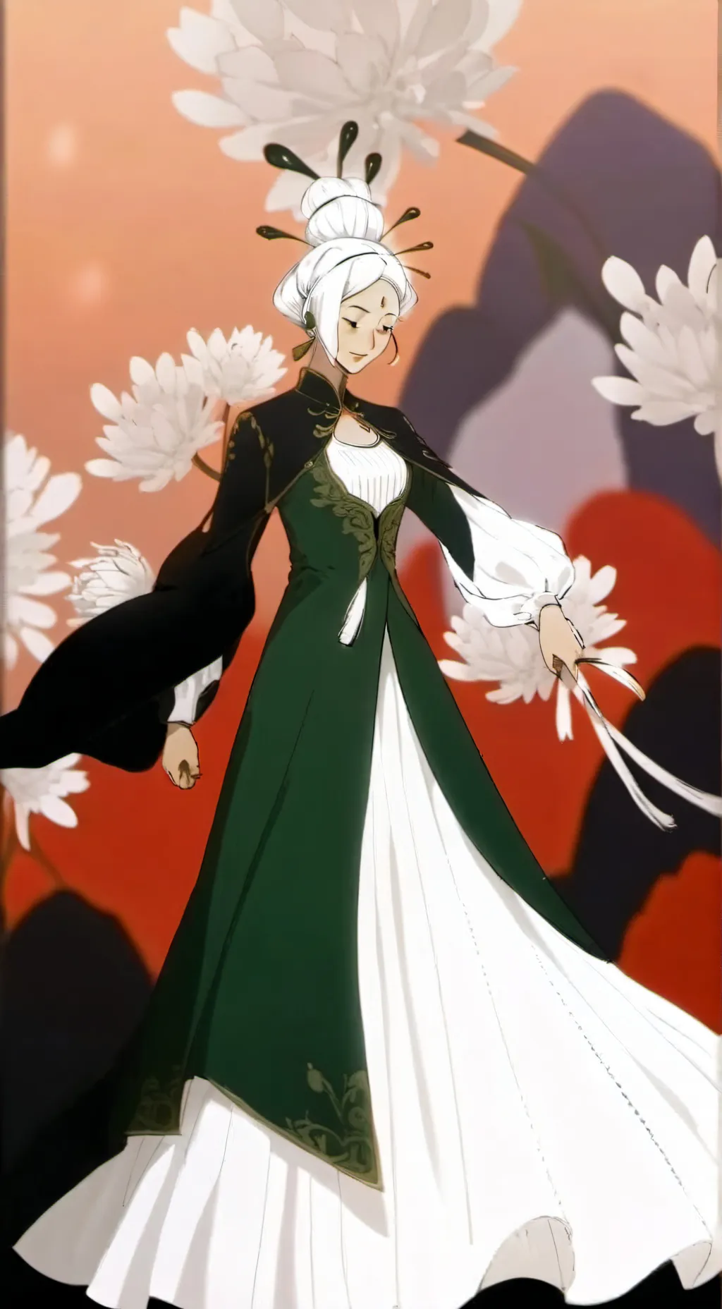 ai character: Lady of chives background