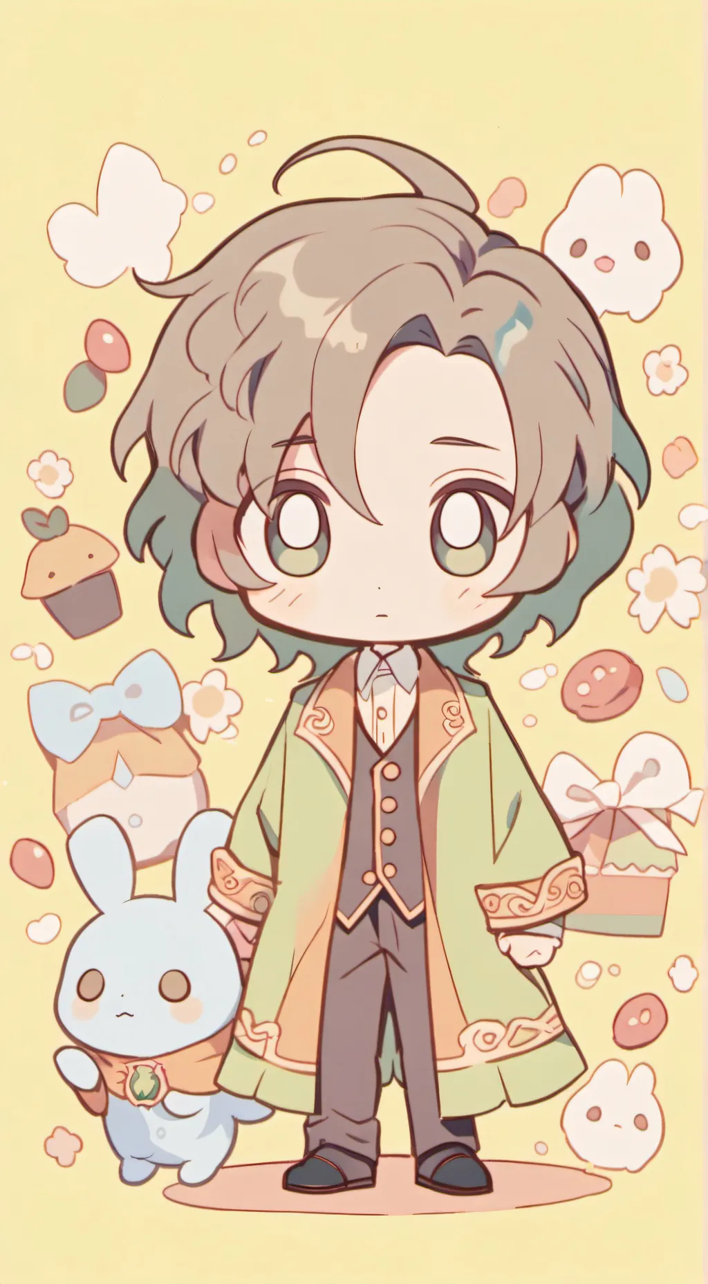 ai character: Sad background