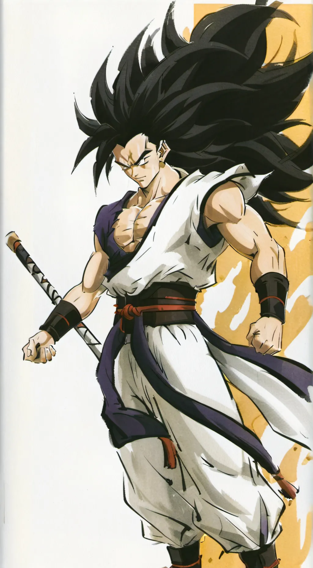 ai character: Evil Raditz  background