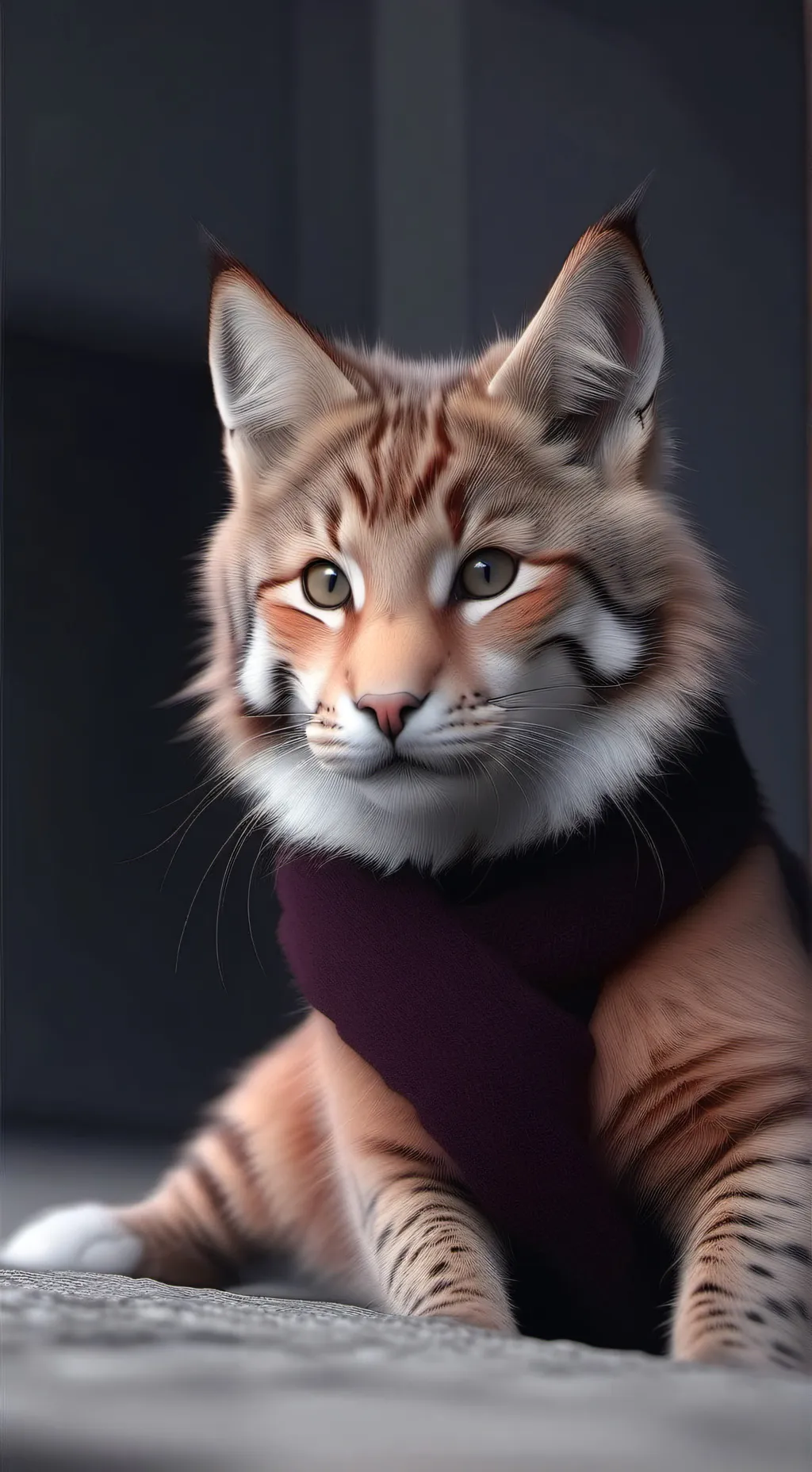 ai character: Makio the CAAAAT background