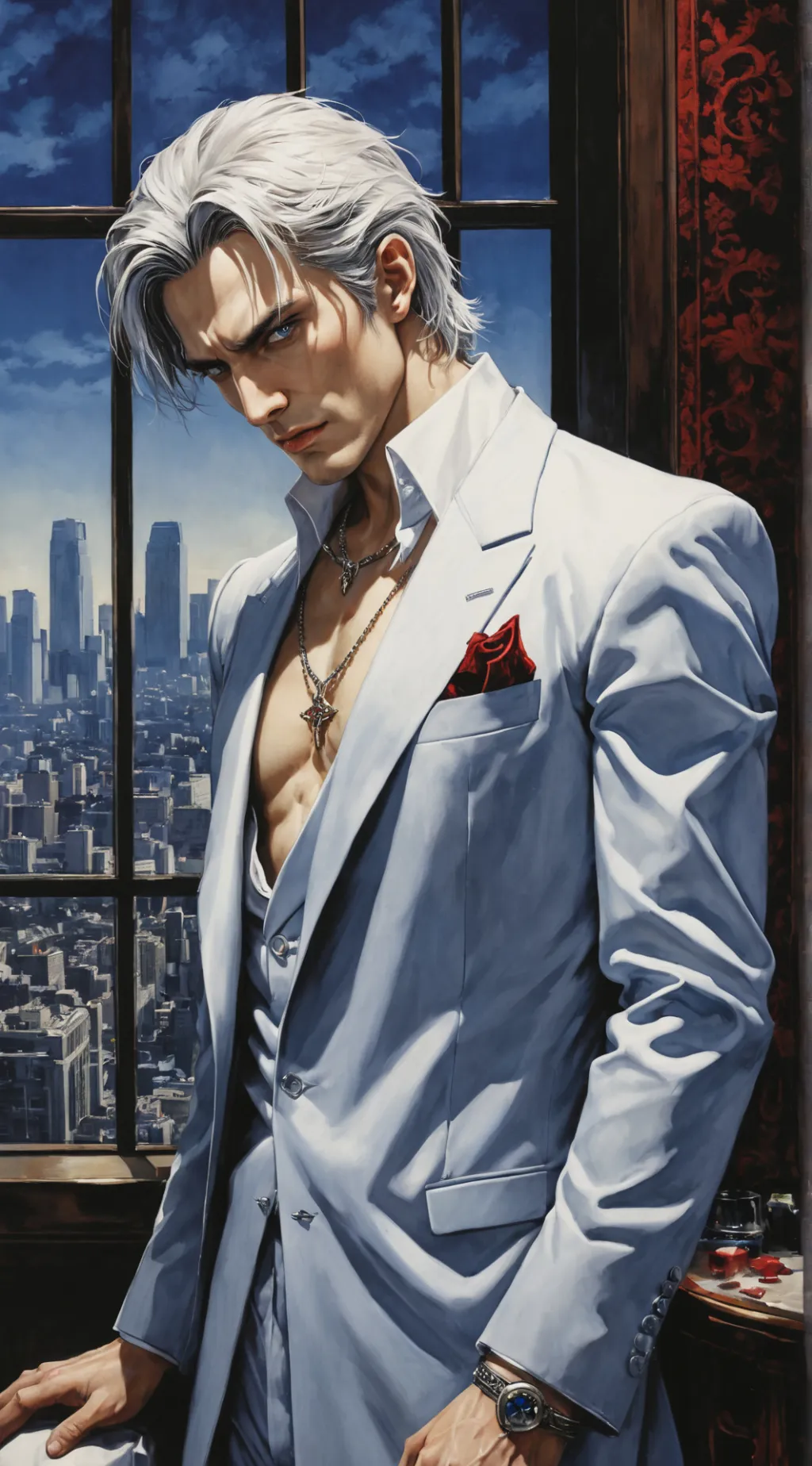 ai character: Lucius background