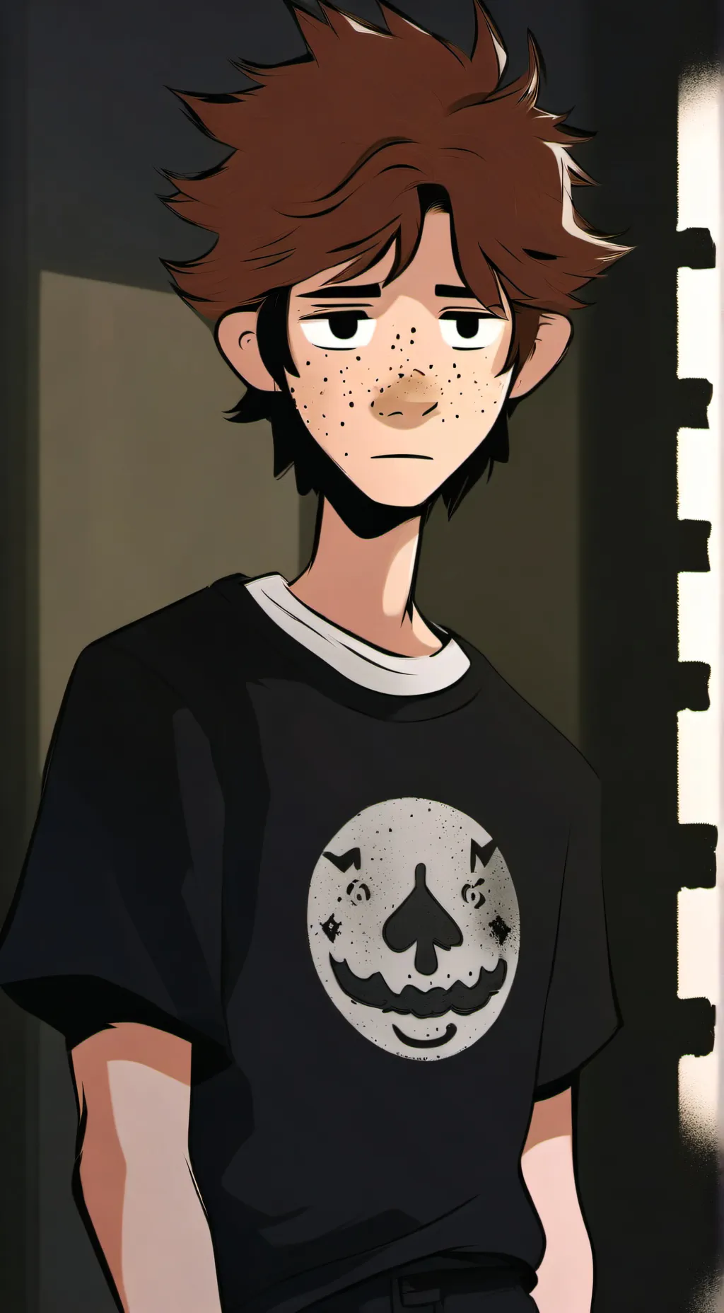 ai character: kid redskull background