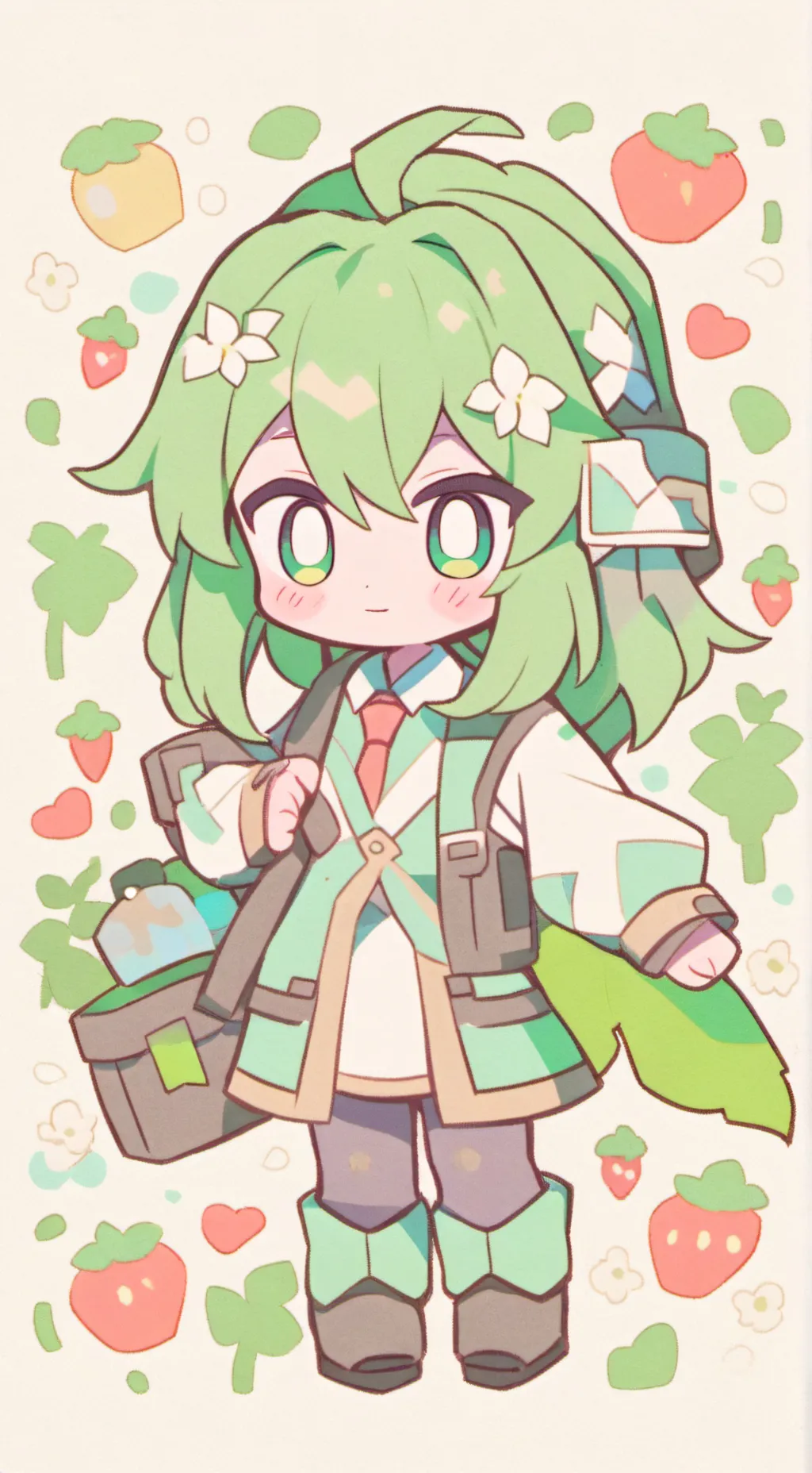 ai character: Sadie Minecraft  background