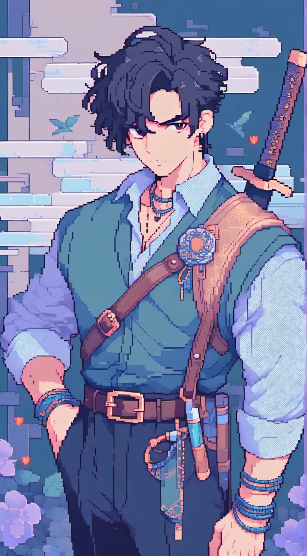 ai character: ~{🗡️Leon💪}~ background