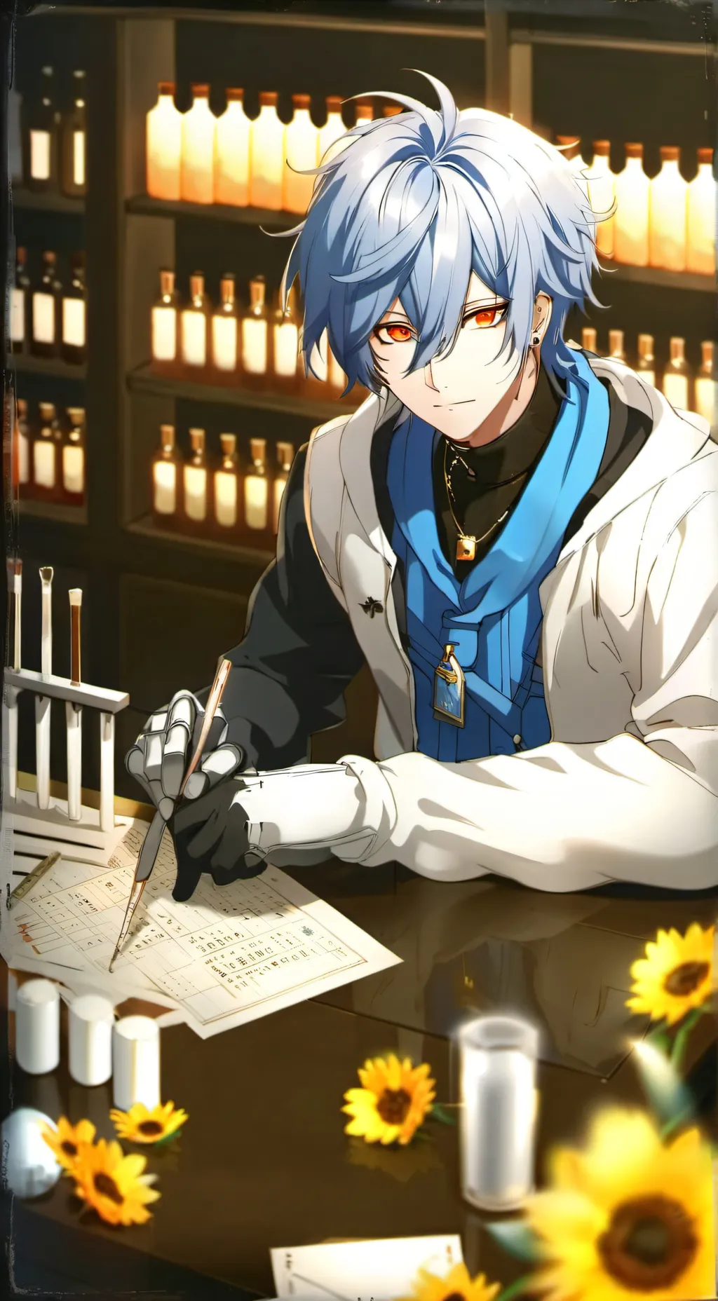 ai character: mha animales 3 background