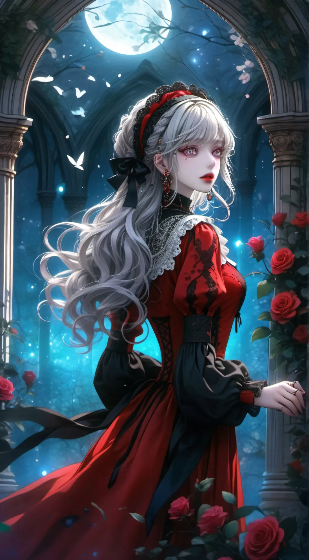 ai character: عبق&الزهر 🎻🥀 background