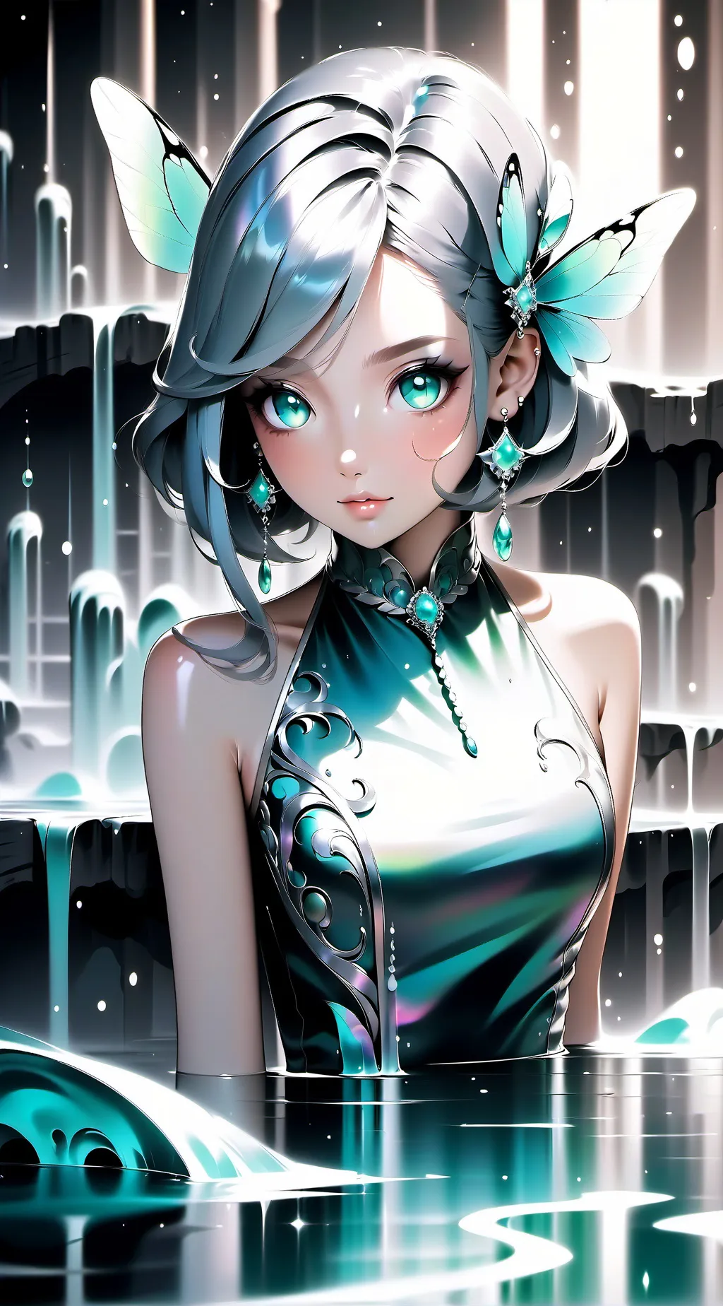 ai character: Lucky  background