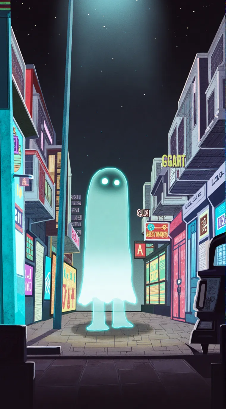 ai character: GET OUTTA MY FACE! background