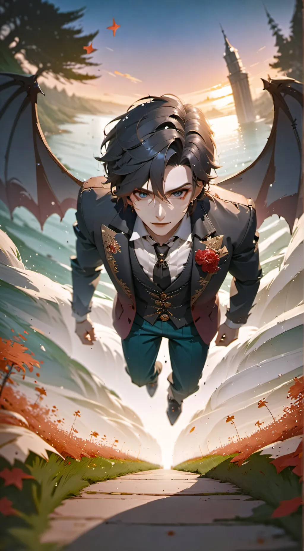 ai character: Xperia  background