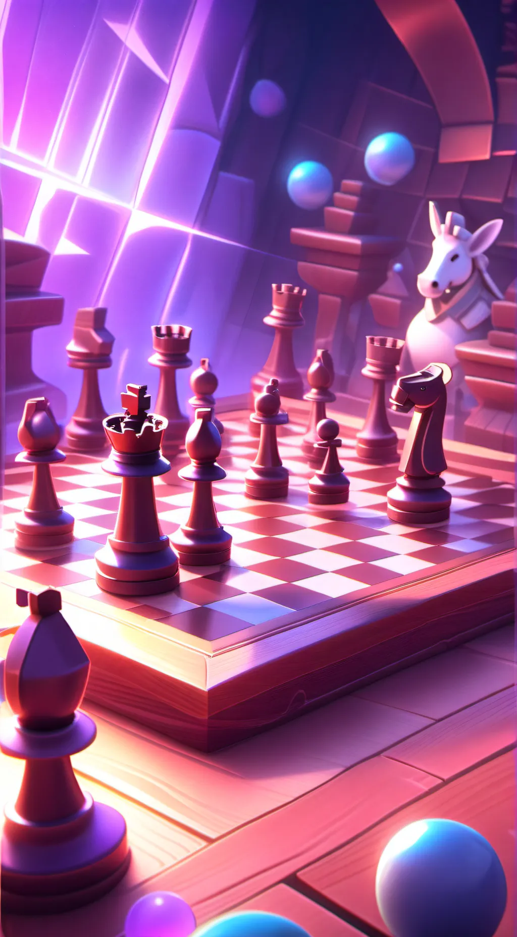 ai character: chess background