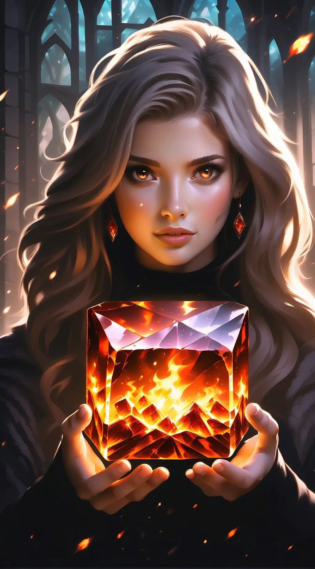 ai character: Elementos background