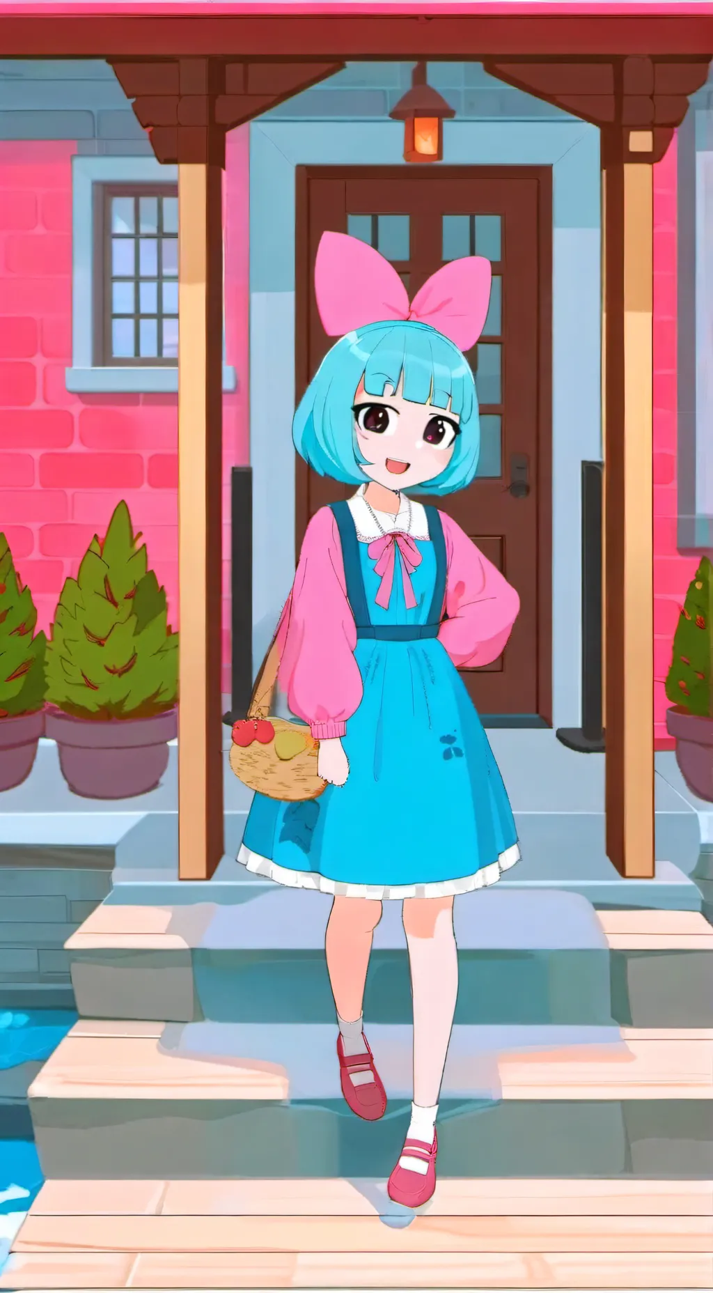 ai character: dandys World ❤ background