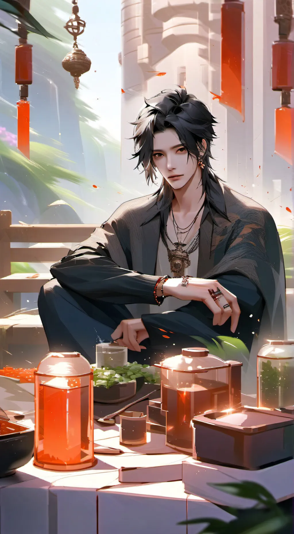 ai character: °•○~Drake~○•° background