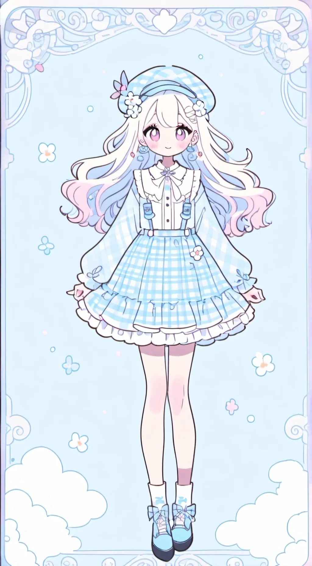 ai character: chatting room background