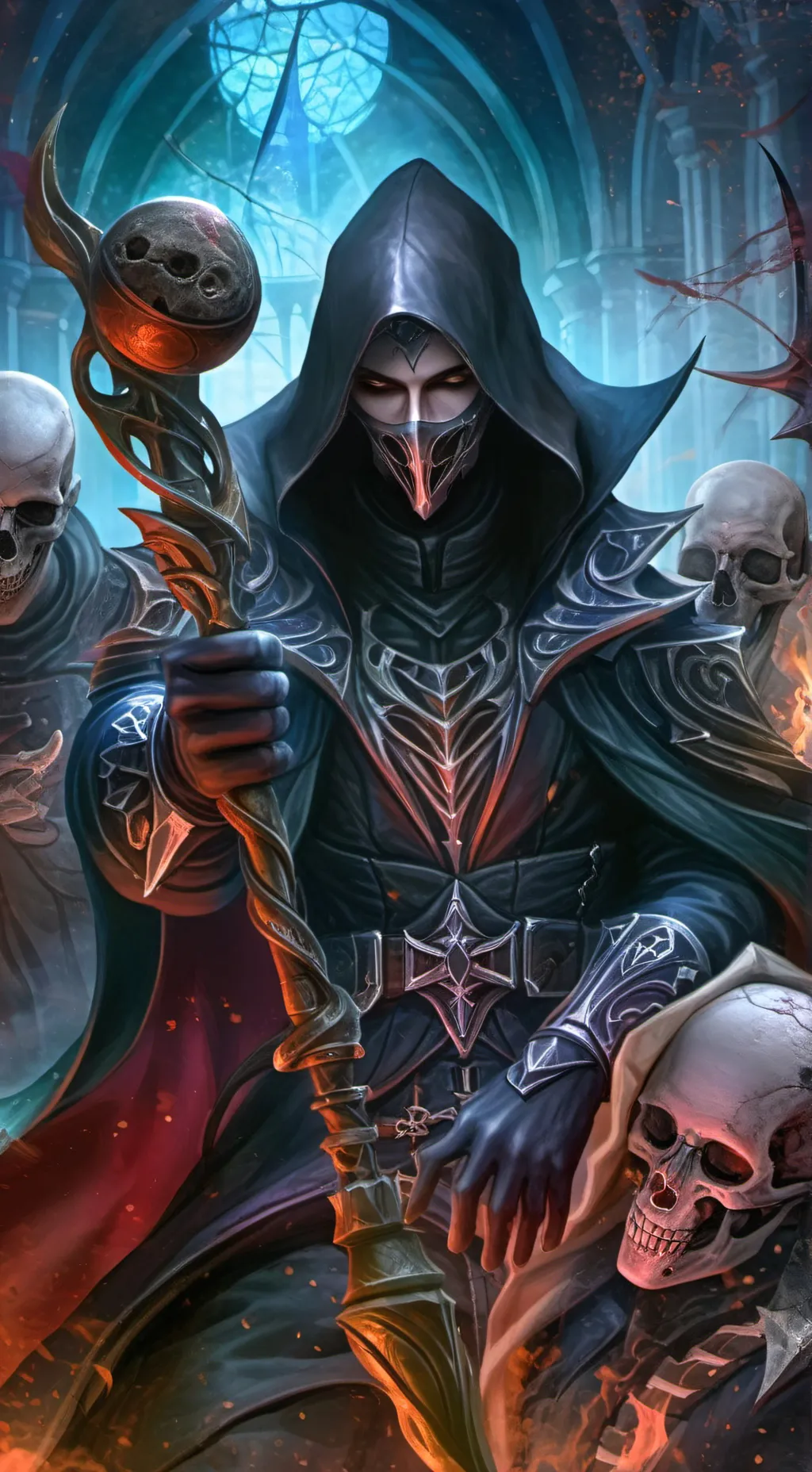 ai character: Necrom background