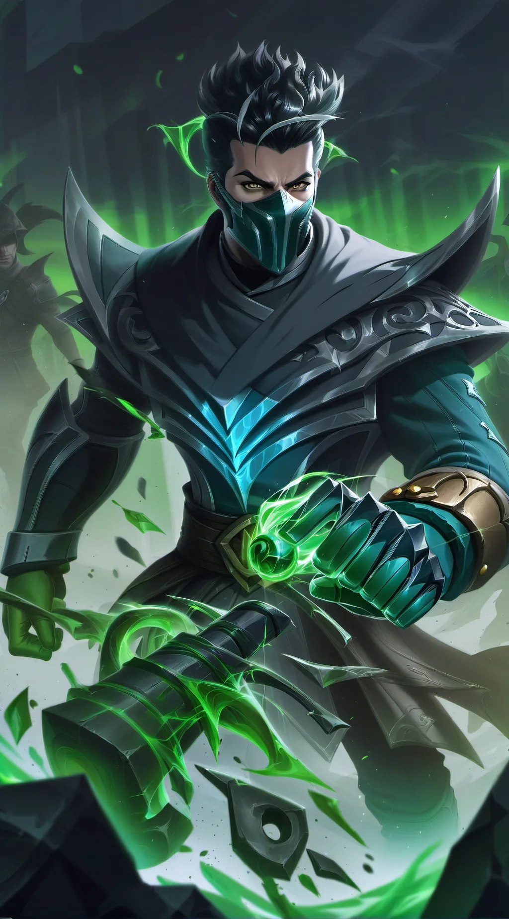 ai character: HACKER background