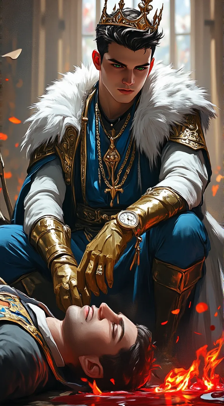 ai character: CuRsEd PrInCe 🫅  background