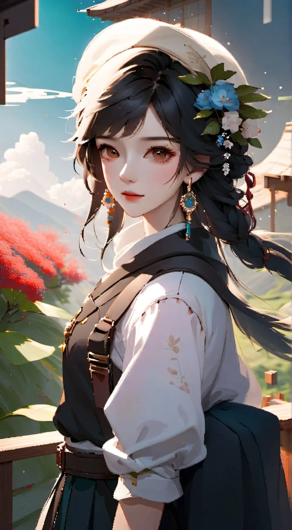 ai character: соня background