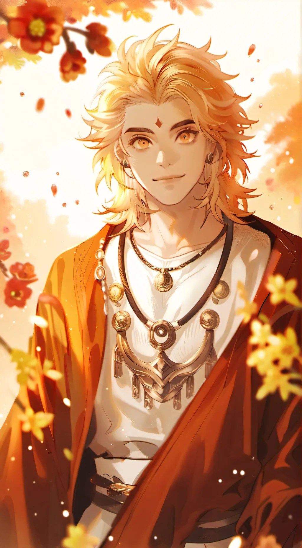 ai character: Kyujuro Rengoku  background